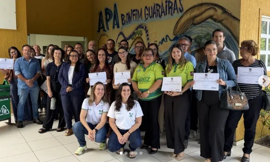 A Prefeitura de Arez esteve presente na cerimônia de posse do Conselho da APA Bonfim Guaraíras