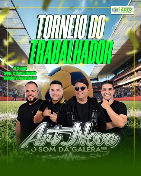 Dia 1º de maio acontecerá o Torneio do Dia do Trabalhador.