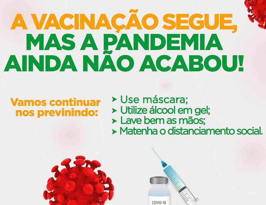 Leia mais sobre o artigo Os cuidados ainda são extremamente necessários, faça sua parte.