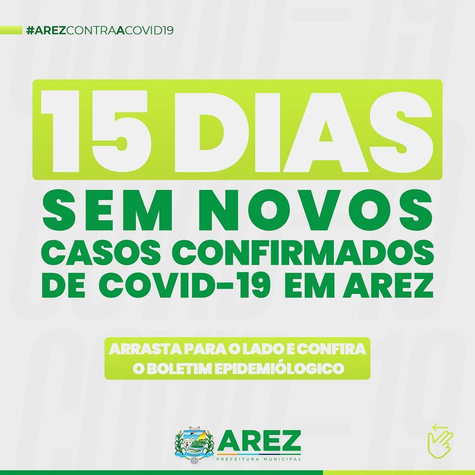 Leia mais sobre o artigo 15 dias sem novos casos confirmados de covid-19 em Arez.