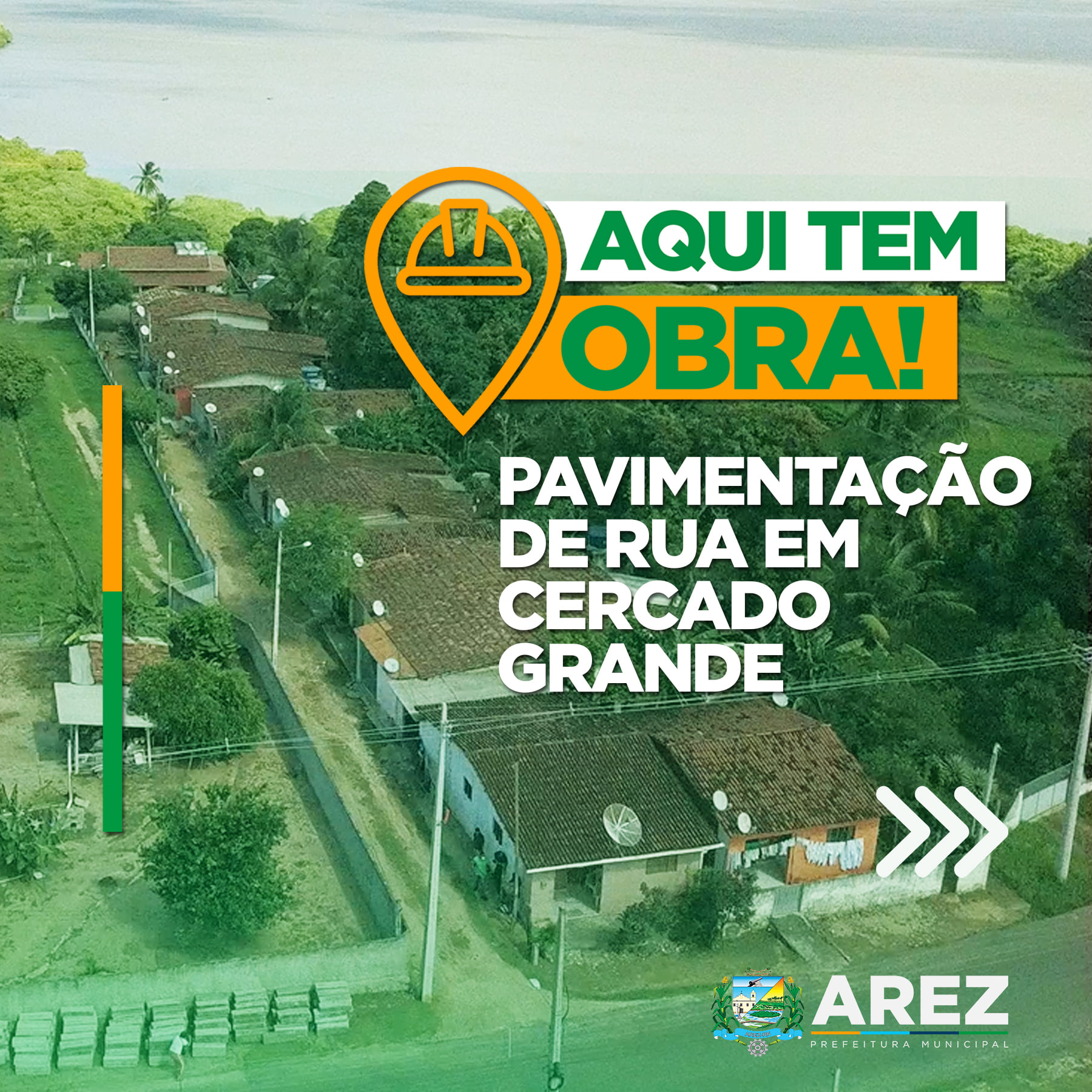 Leia mais sobre o artigo Prefeitura de Arez inicia mais uma obra de Pavimentação.