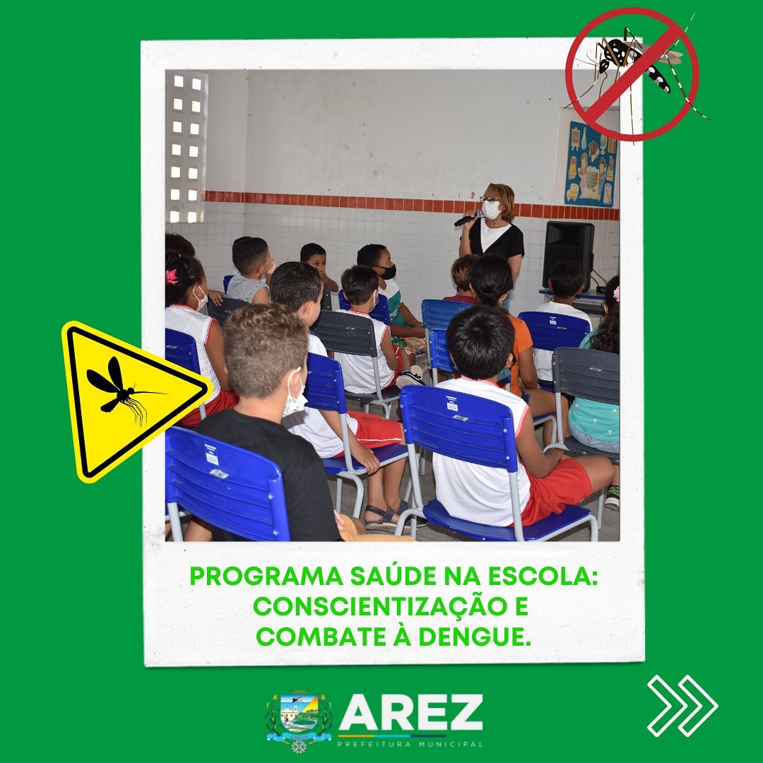 Leia mais sobre o artigo Prefeitura de Arez, por meio da Secretaria Municipal de Saúde promove palestras de conscientização sobre a dengue nas escolas da rede municipal.