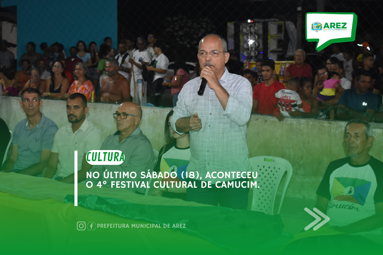 Leia mais sobre o artigo No último sábado (18), aconteceu o 4° Festival Cultural de Camucim.