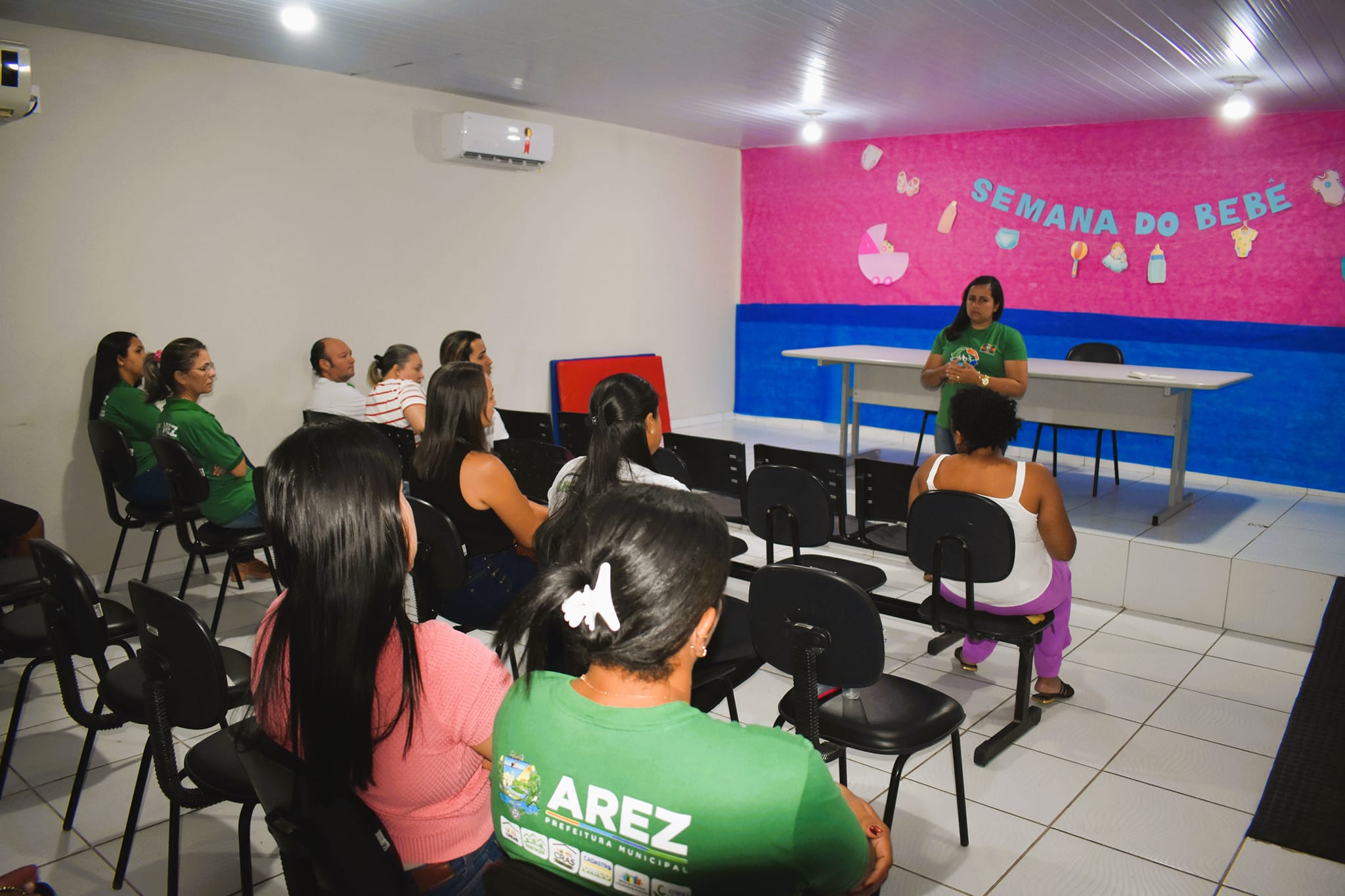 Leia mais sobre o artigo A Prefeitura Municipal de Arez, Gestão Bergson Iduino, por meio das Secretarias de Saúde, Educação e Assistência Social, Na manhã desta segunda-feira (04), foi realizada a abertura da Semana do Bebê 2023 na Assistência.