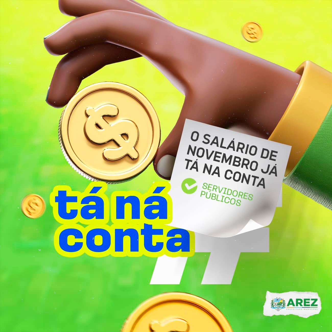 Leia mais sobre o artigo O salário do mês de novembro já está na conta. 