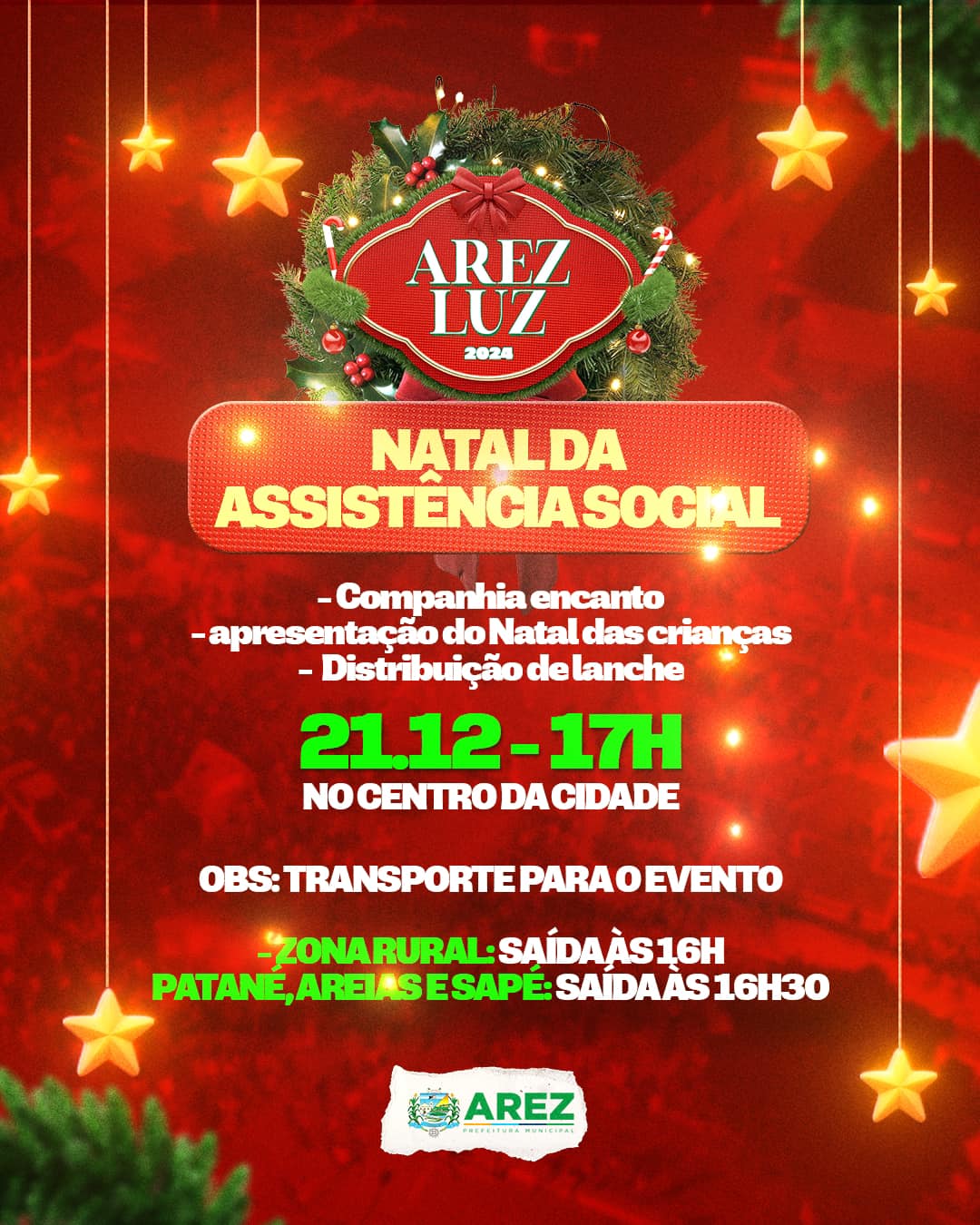 Leia mais sobre o artigo NATAL DA ASSISTÊNCIA SOCIAL 