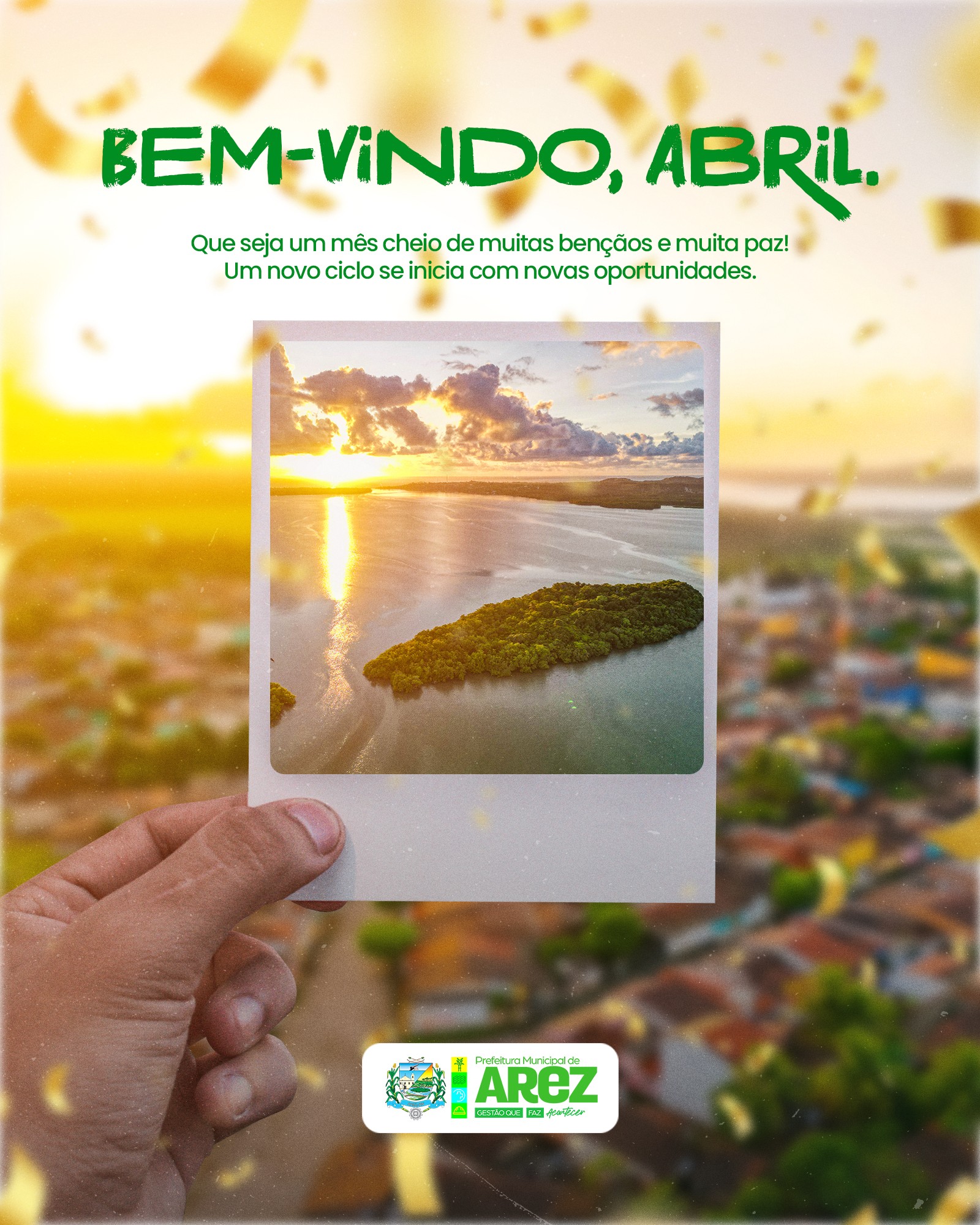 Leia mais sobre o artigo Finalzinho de tarde em Arez, e queremos desejar a todos os Arezense um ótimo início de mês de abril