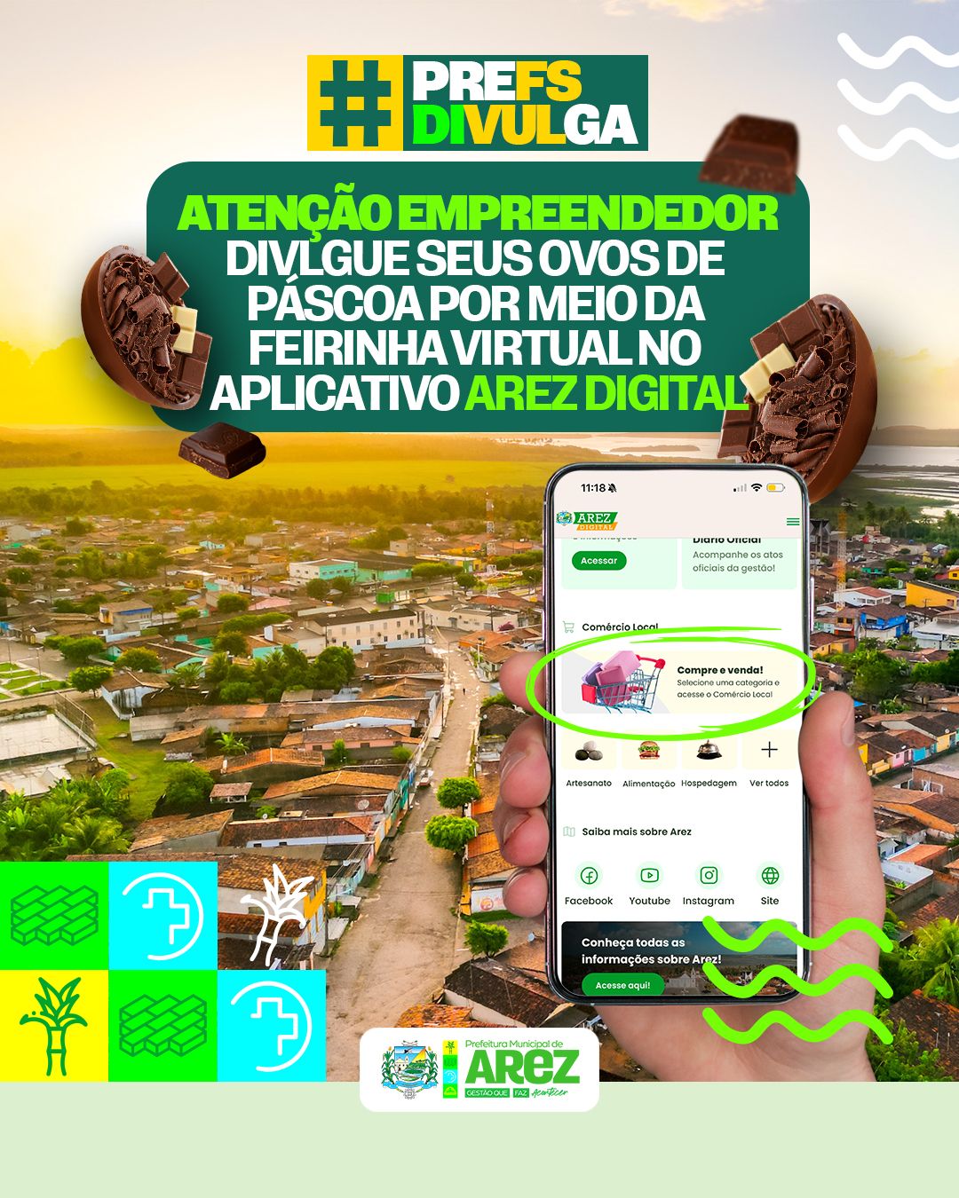 Leia mais sobre o artigo Atenção, vendedores de Ovos de Páscoa! A oportunidade de divulgar seus produtos está mais doce do que nunca!