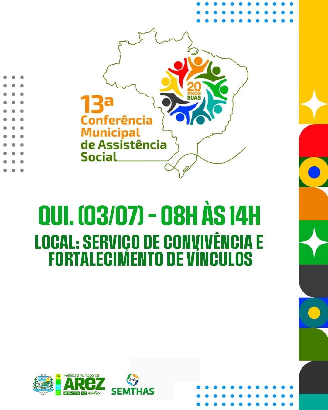Leia mais sobre o artigo Vem aí a Conferência Municipal de Assistência Social!