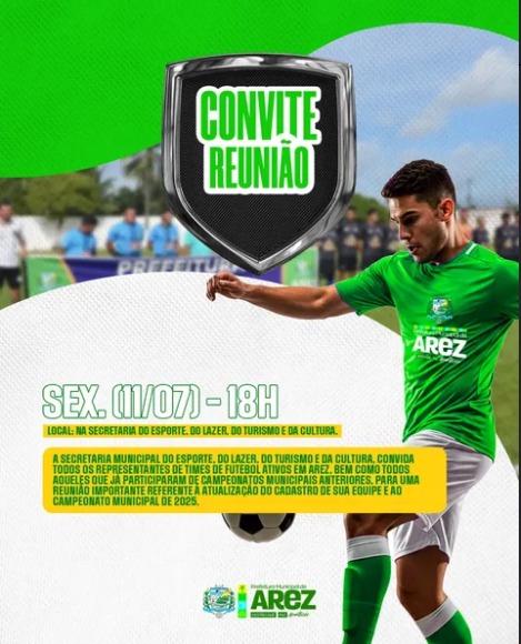 Leia mais sobre o artigo Atenção, desportistas de Arez!