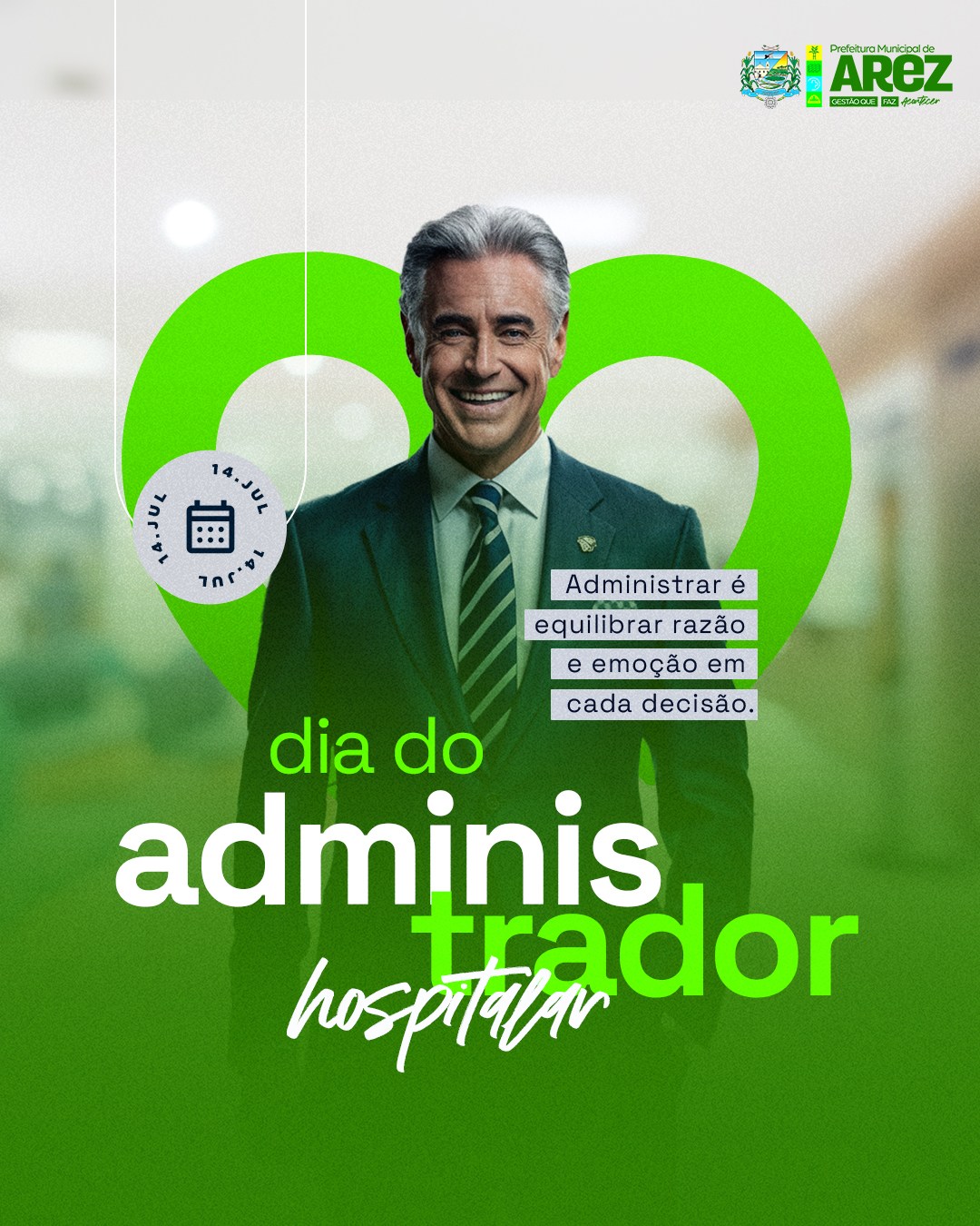 Leia mais sobre o artigo Homenagem ao Dia do Administrador Hospitalar – 14 de Julho