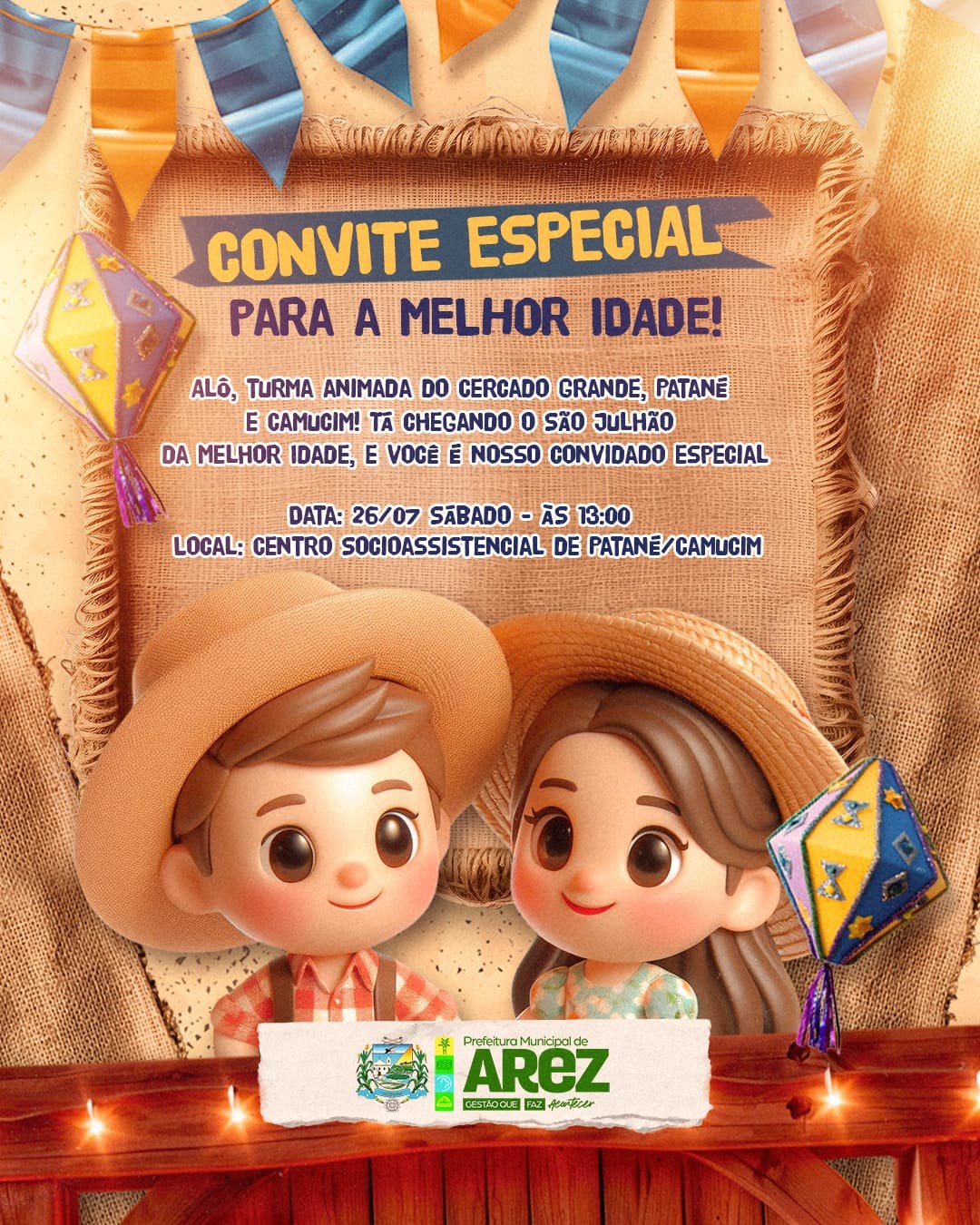 Leia mais sobre o artigo Convite Especial para a MELHOR IDADE!